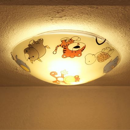 Globo - Dečije plafonsko svetlo 2xE27/60W/230V