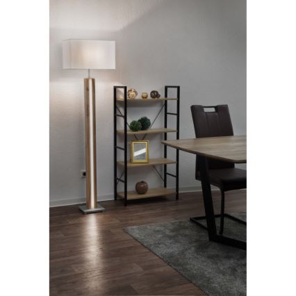 Globo - LED stojeća lampa LED/17W/230V + 1xE27/40W