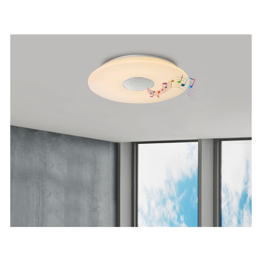 Globo - LED RGBW stropna svetiljka (prigušiva) LED/50W/230V + daljinski upravljač