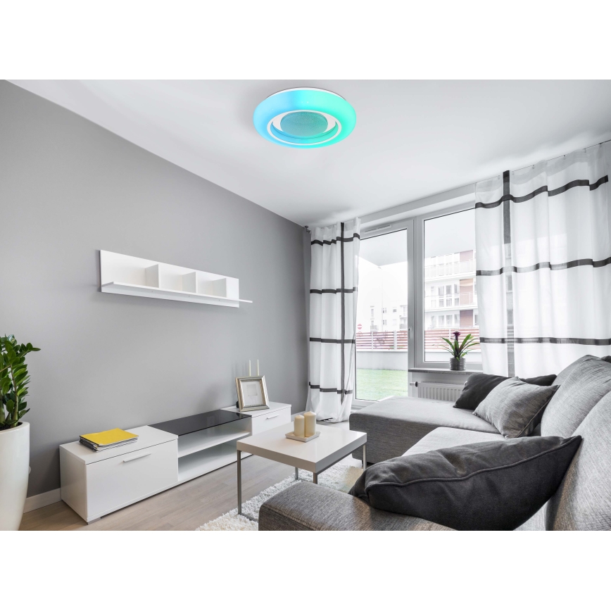 Globo - LED RGBW prigušiva stropna LED svetiljka LED/18W/230V 2700-6500K + daljinski upravljač
