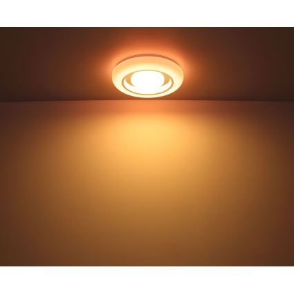 Globo - LED RGBW prigušiva stropna LED svetiljka LED/18W/230V 2700-6500K + daljinski upravljač