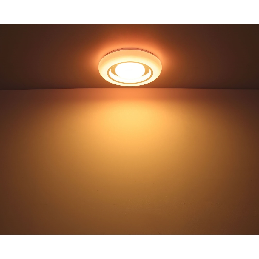 Globo - LED RGBW prigušiva stropna LED svetiljka LED/18W/230V 2700-6500K + daljinski upravljač