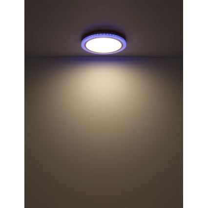 Globo - LED RGBW prigušiva plafonska svetiljka LED/20W/230V 2700-6500K + daljinski upravljač