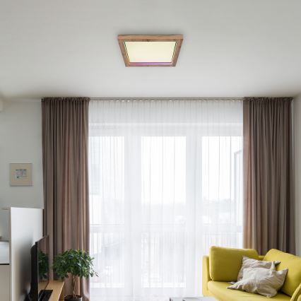 Globo - LED RGBW prigušiva stropna svetiljka LED/24W/230V 2700-6000K + daljinski upravljač