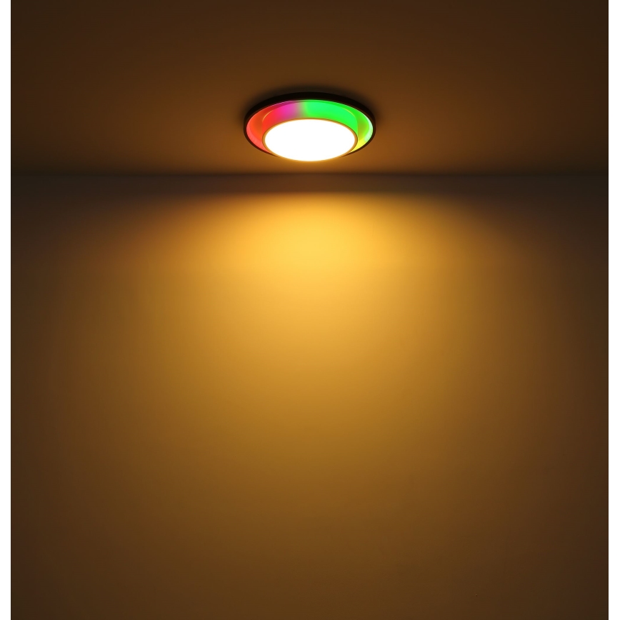 Globo - LED RGBW prigušiva plafonska svetiljka LED/21W/230V 2700-6500K+ daljinski upravljač