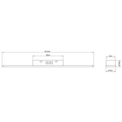 Globo - LED kupatilsko plafonsko svetlo LED/12W/230V IP44
