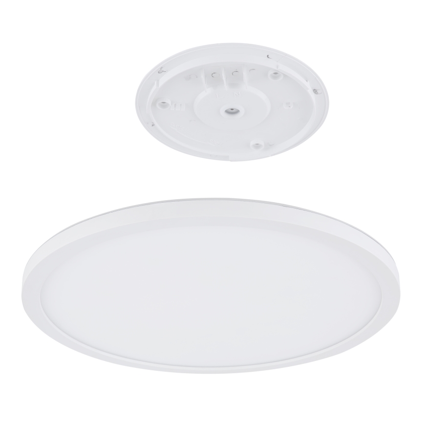 Globo - LED prigušiva kupatilska plafonska svetiljka LED/18W/230V fi 29,4 cm IP44 bela