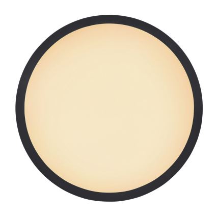Globo - LED prigušiva plafonska svetiljka za kupatilo LED/24W/230V prečnik 42 cm IP44 crna