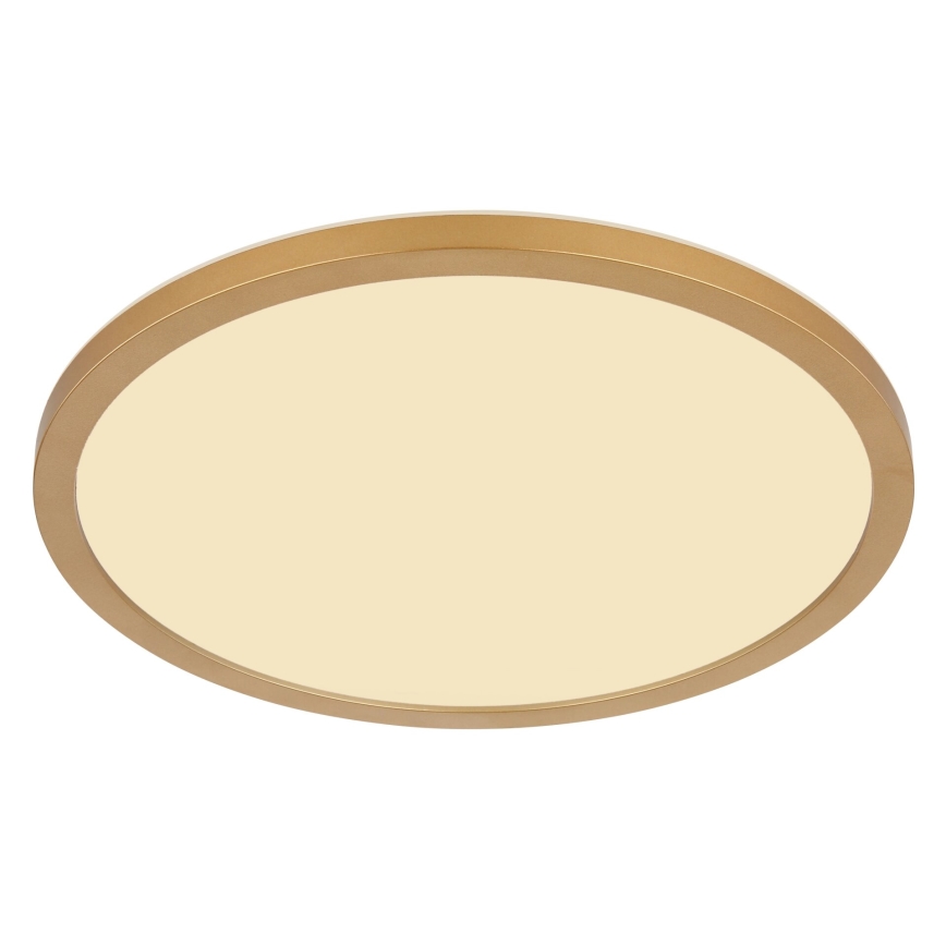 Globo - prigušiva LED plafonska svetiljka za kupatilo LED/24W/230V 3000K IP44 Ø 42 cm mesing
