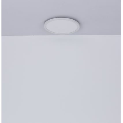 Globo - prigušiva LED plafonska svetiljka za kupatilo LED/24W/230V prečnika 42 cm IP44 bela