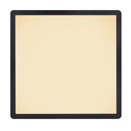 Globo - LED prigušiva kupatilska plafonska lampa LED/18W/230V 29,4x29,4 cm IP44 crna