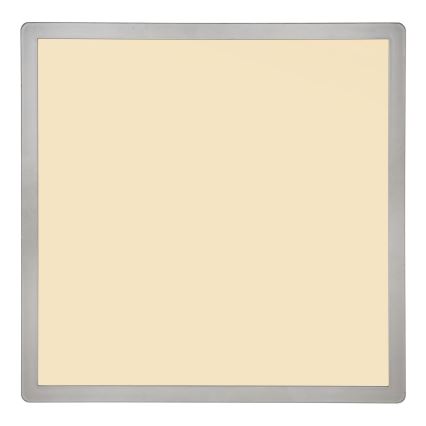 Globo - LED prigušiva kupatilska plafonska lampa LED/18W/230V 29,4x29,4 cm IP44 mat hrom