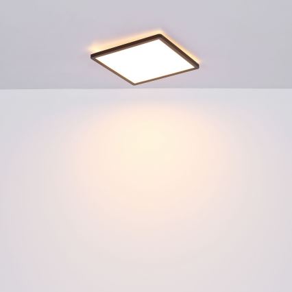 Globo - LED prigušiva plafonsko svetlo za kupatilo LED/24W/230V 42x42 cm IP44 crna