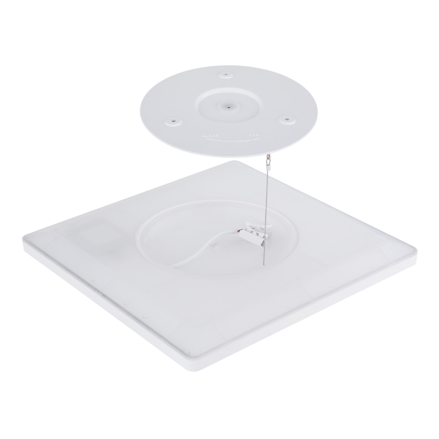 Globo - LED prigušiva kupatilska plafonska svetiljka LED/24W/230V 42x42 cm IP44 bela