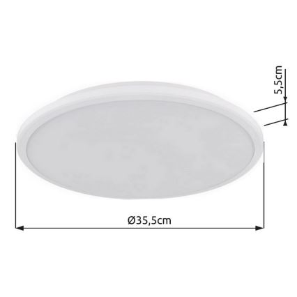 Globo - LED plafonsko svetlo LED/18W/230V 3000K prečnik 35 cm bela