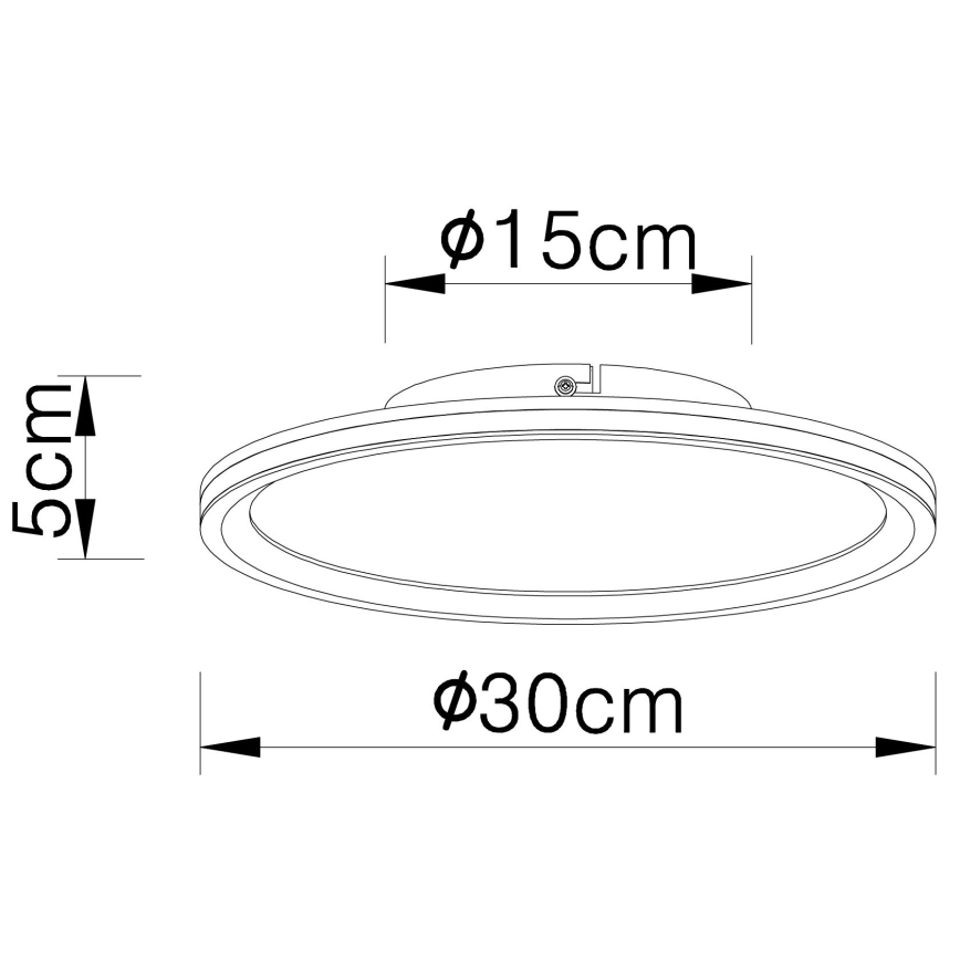 Globo - LED plafonsko svetlo LED/30W/230V pr. 30 cm