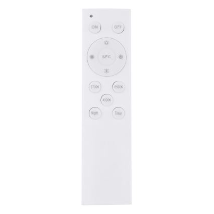 Globo - prigušiva LED plafonska svetiljka 40W/230V 2700-6500K prečnik 60 cm + daljinski upravljač braon/siva