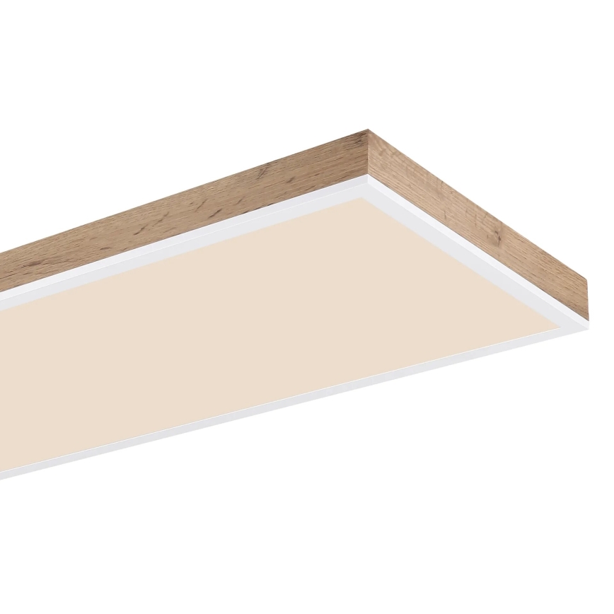 Globo - LED prigušiva stropna svetiljka LED/36W/230V 2700-6500K braon/bela + daljinski upravljač
