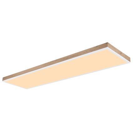 Globo - LED prigušiva stropna svetiljka LED/36W/230V 2700-6500K braon/bela + daljinski upravljač