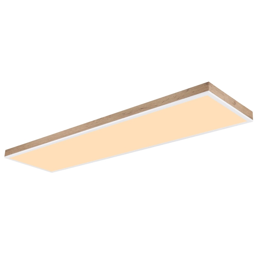 Globo - LED prigušiva stropna svetiljka LED/36W/230V 2700-6500K braon/bela + daljinski upravljač