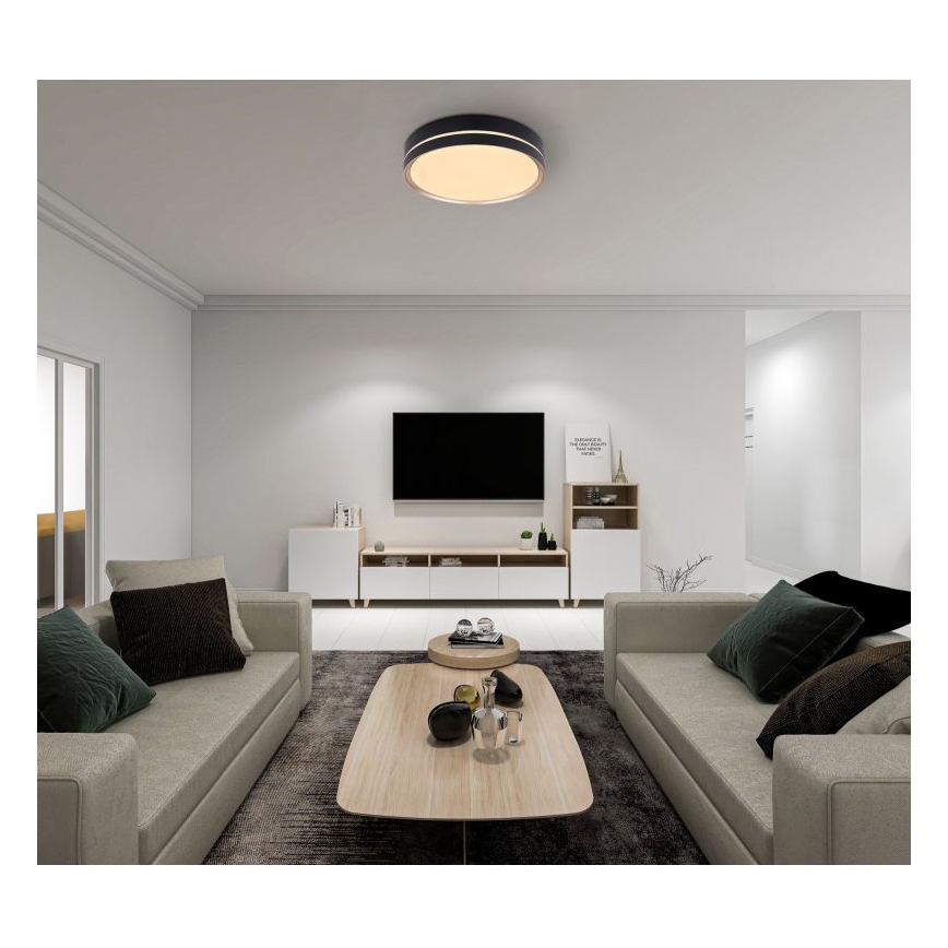 Globo - LED prigušiva plafonska svetiljka LED/24W/230V + daljinski upravljač