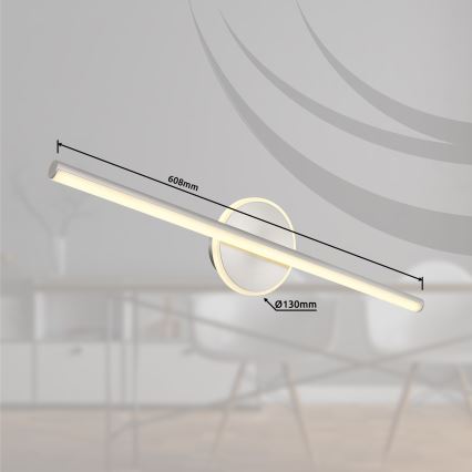 Globo - LED svetlo za kupatilsko ogledalo LED/10W/230V 60,8 cm IP44 sjajni hrom