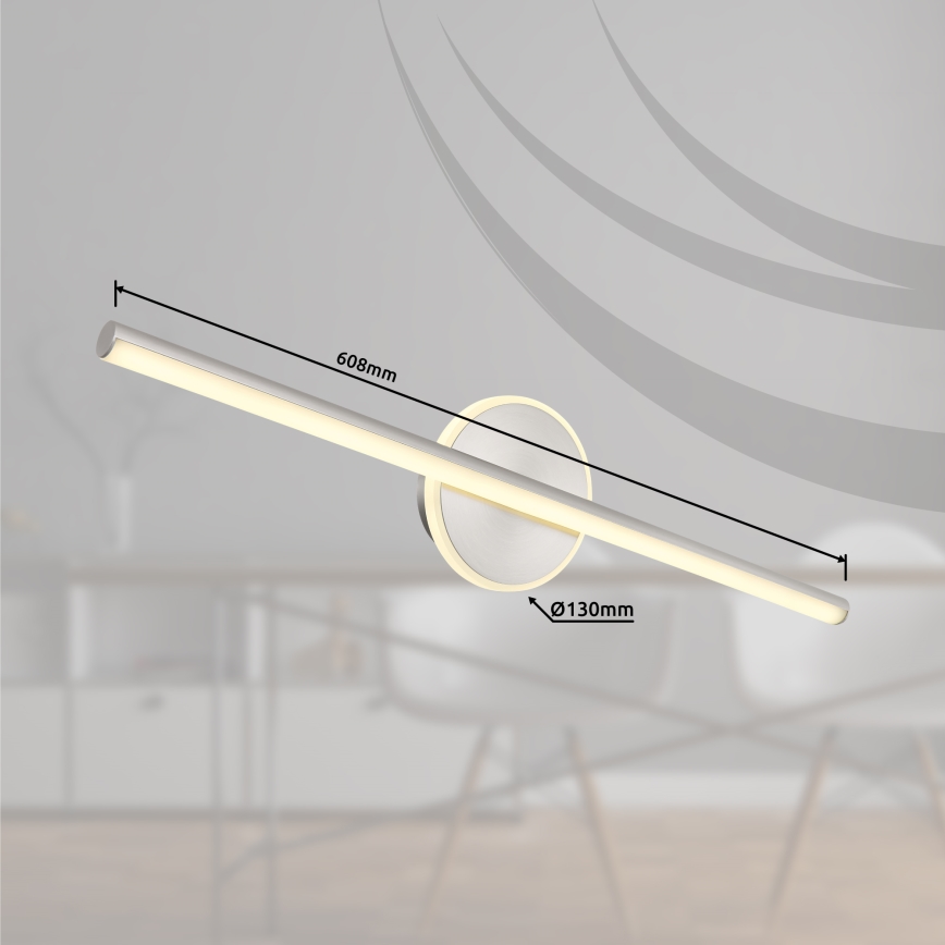 Globo - LED svetlo za kupatilsko ogledalo LED/10W/230V 60,8 cm IP44 sjajni hrom
