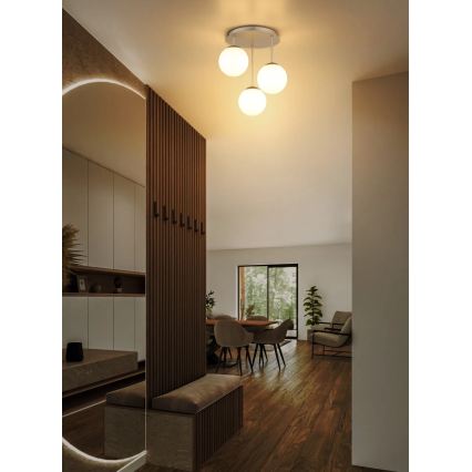Globo - Plafonski luster 3xE14/25W/230V mesing