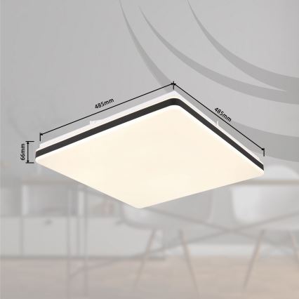 Globo - LED prigušiva stropna svetiljka LED/24W/230V 2700-6500K Wi-Fi Tuya + daljinsko upravljanje