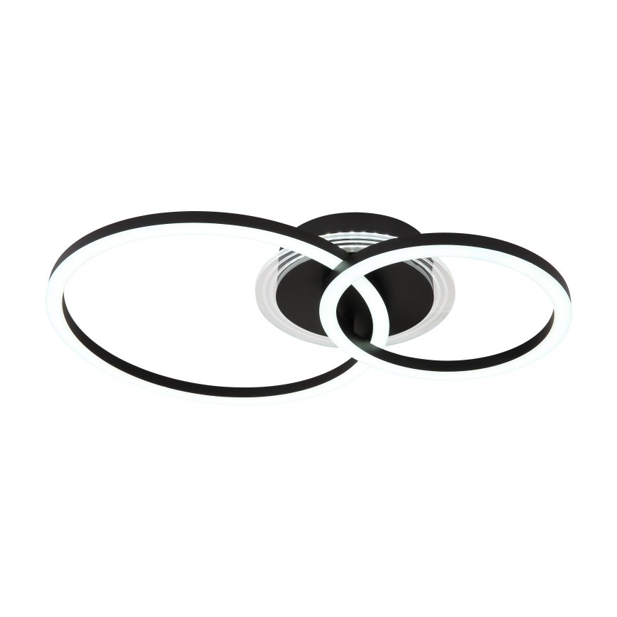 Globo - LED stropna svetiljka LED/30W/230V 2700/4500/6500K dimenzije 33x50 cm crna
