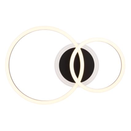Globo - LED stropna svetiljka LED/30W/230V 2700/4500/6500K dimenzije 33x50 cm crna