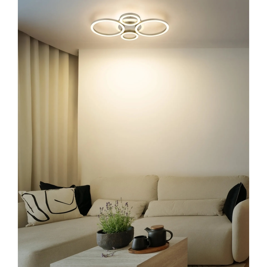 Globo - LED plafonska svetiljka LED/40W/230V 2700/4500/6500K prečnik 35,5x53 cm mesing