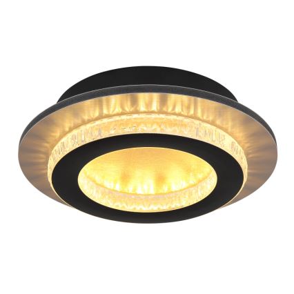 Globo - LED plafonsko svetlo LED/12W/230V 3000/4000/6500K fi 20 cm crno