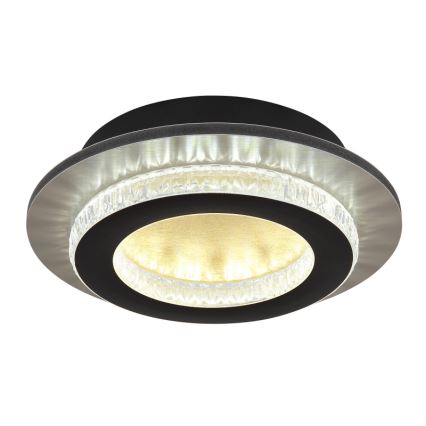Globo - LED plafonsko svetlo LED/12W/230V 3000/4000/6500K fi 20 cm crno