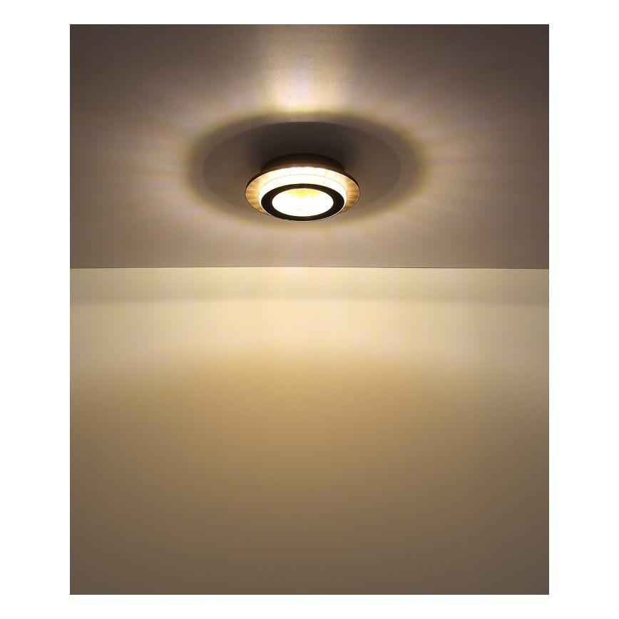 Globo - LED plafonsko svetlo LED/12W/230V 3000/4000/6500K fi 20 cm crno