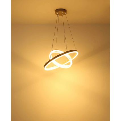 Globo - LED Luster na sajli LED/30W/230V 3000K