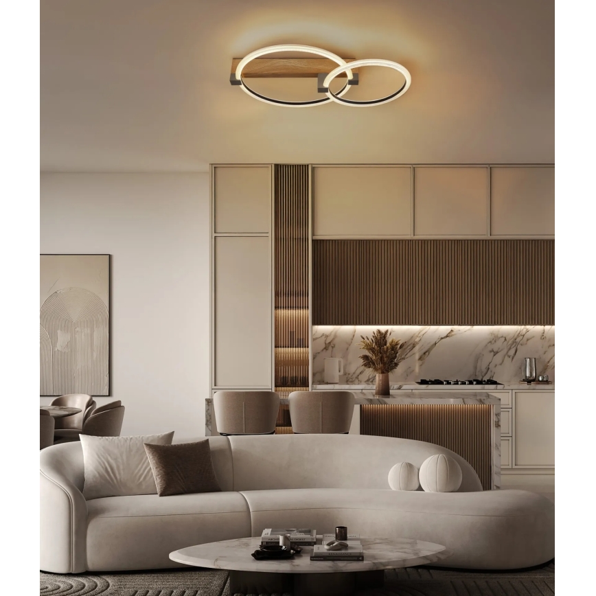 Globo - LED plafonsko svetlo LED/24W/230V 3000K 58x38 cm bež