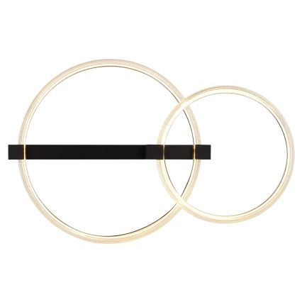 Globo - Plafonsko LED svetlo 24W/230V 3000K 58x38 cm crna