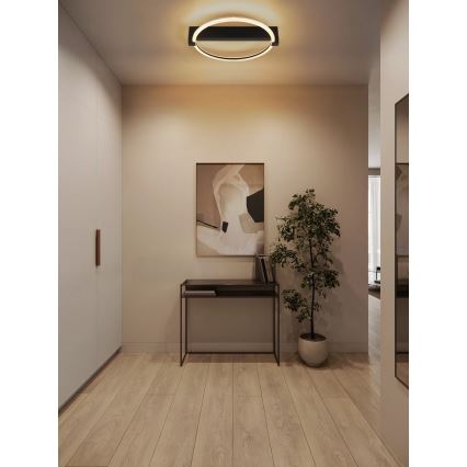 Globo - LED plafonsko svetlo LED/15W/230V 3000K 41,4x38 cm crno