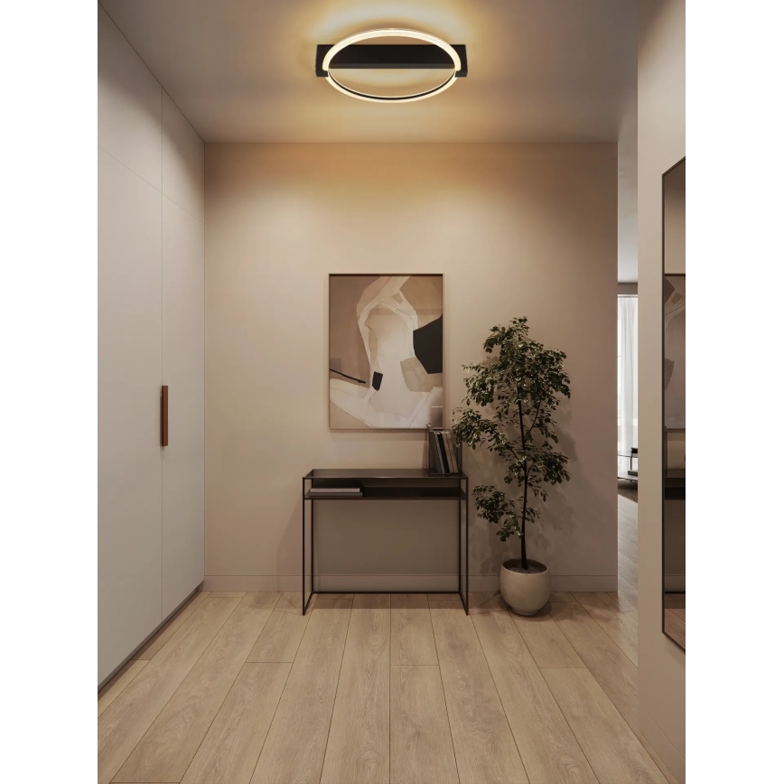 Globo - LED plafonsko svetlo LED/15W/230V 3000K 41,4x38 cm crno