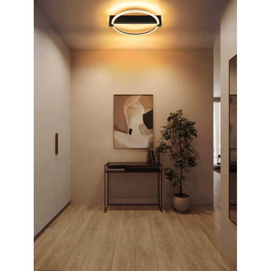 Globo - LED plafonsko svetlo LED/15W/230V 3000K 41,4x38 cm crno