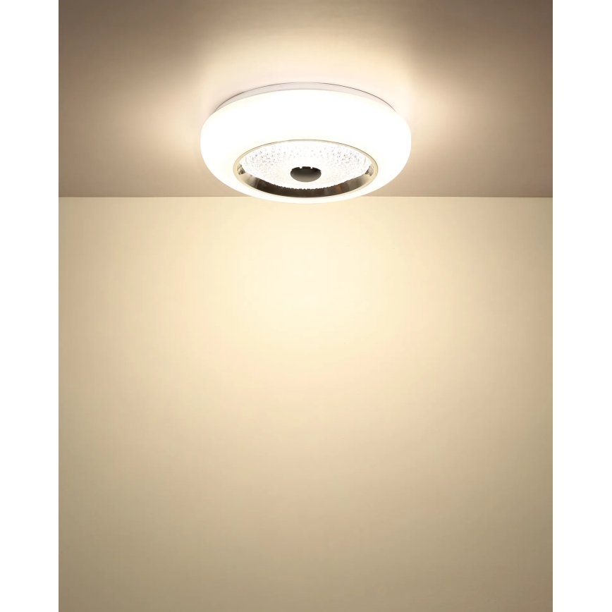 Globo - LED plafonsko svetlo, 24 W, 230 V, mogućnost izbora temperature svetla 2700/4000/6000 K, prečnik 38,5 cm, belo