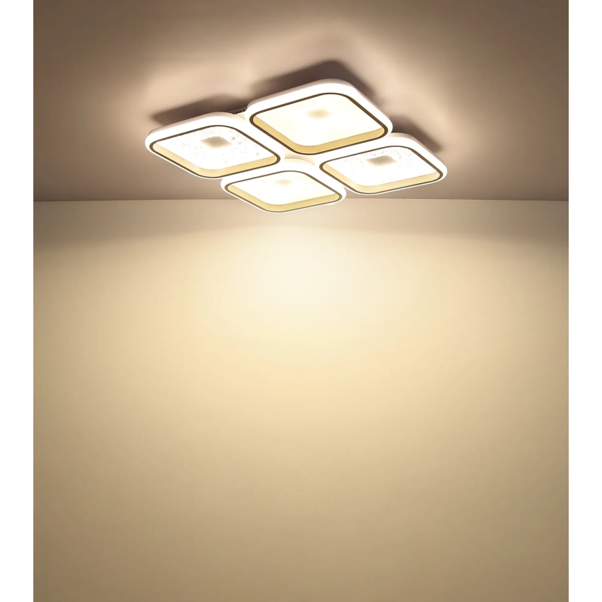 Globo - LED prigušiva plafonsko svetlo LED/55W/230V 2700-6000K 54x54 cm + daljinski upravljač