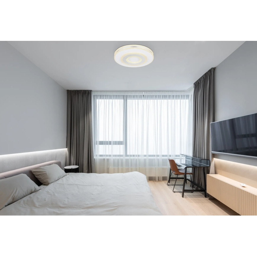Globo - prigušiva LED stropna svetiljka LED/48W/230V 2700-6000K prečnik 42 cm + daljinski upravljač
