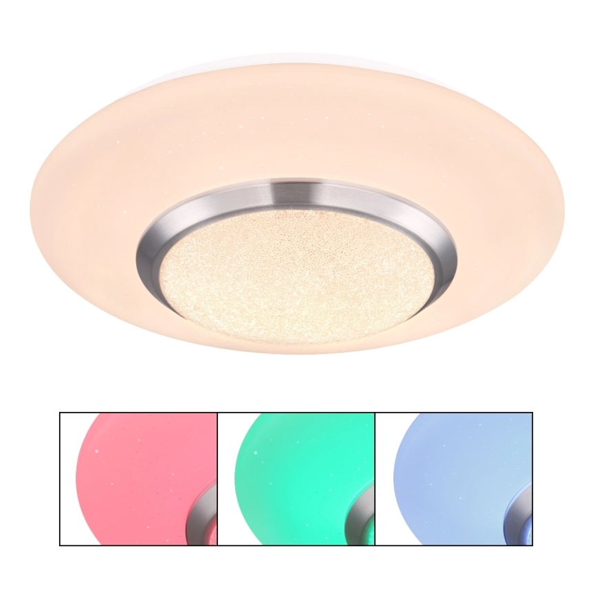 Globo - LED RGBW prigušiva stropna LED svetiljka/18W/230V 3000K prečnik 34 cm