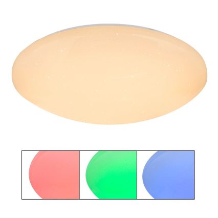 Globo - LED RGBW prigušiva plafonska svetiljka LED/48W/230V + LED/10W 2700-6500K prečnik 50 cm + daljinski upravljač