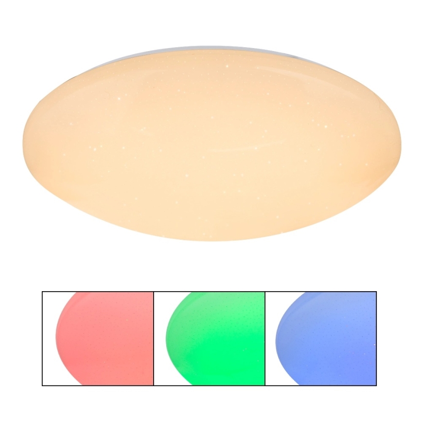 Globo - LED RGBW prigušiva plafonska svetiljka LED/48W/230V + LED/10W 2700-6500K prečnik 50 cm + daljinski upravljač