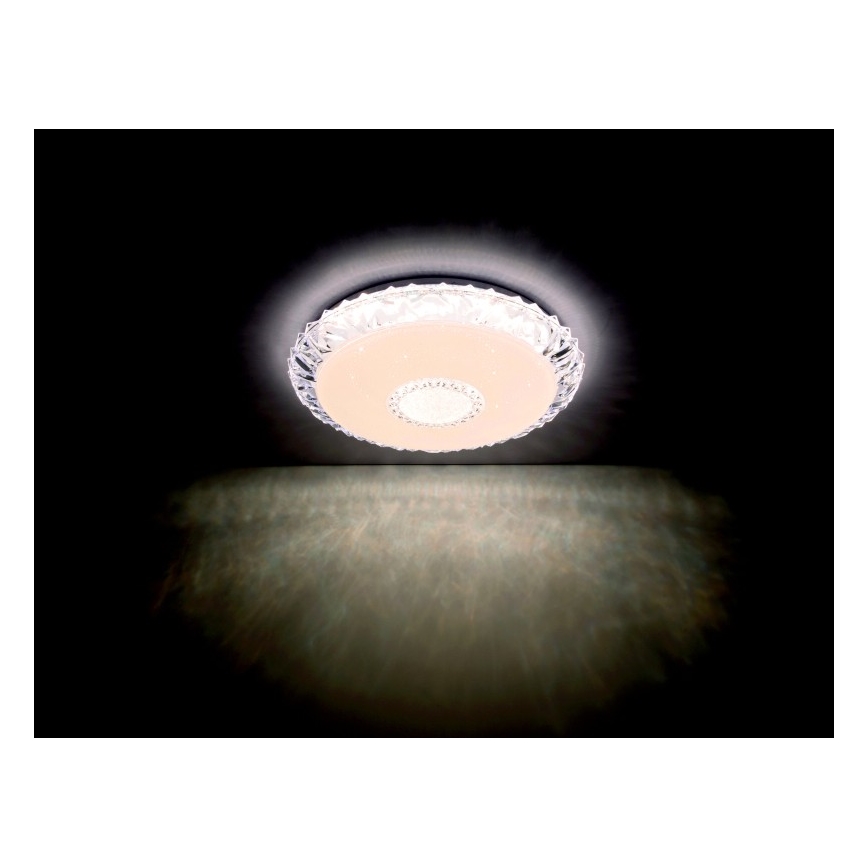 Globo - LED prigušiva stropna svetiljka LED/40W/230V 2700-6500K prečnik 50 cm Wi-Fi Tuya + daljinski upravljač