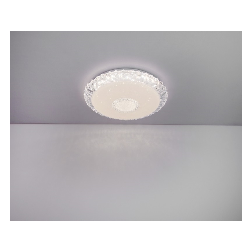 Globo - LED prigušiva stropna svetiljka LED/40W/230V 2700-6500K prečnik 50 cm Wi-Fi Tuya + daljinski upravljač
