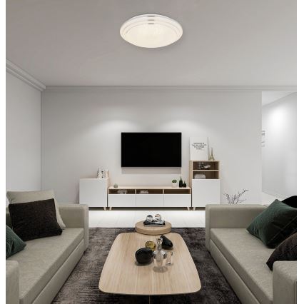 Globo - prigušiva LED plafonska svetiljka LED/18W/230V prečnik 40 cm 2700-6500K + daljinski upravljač